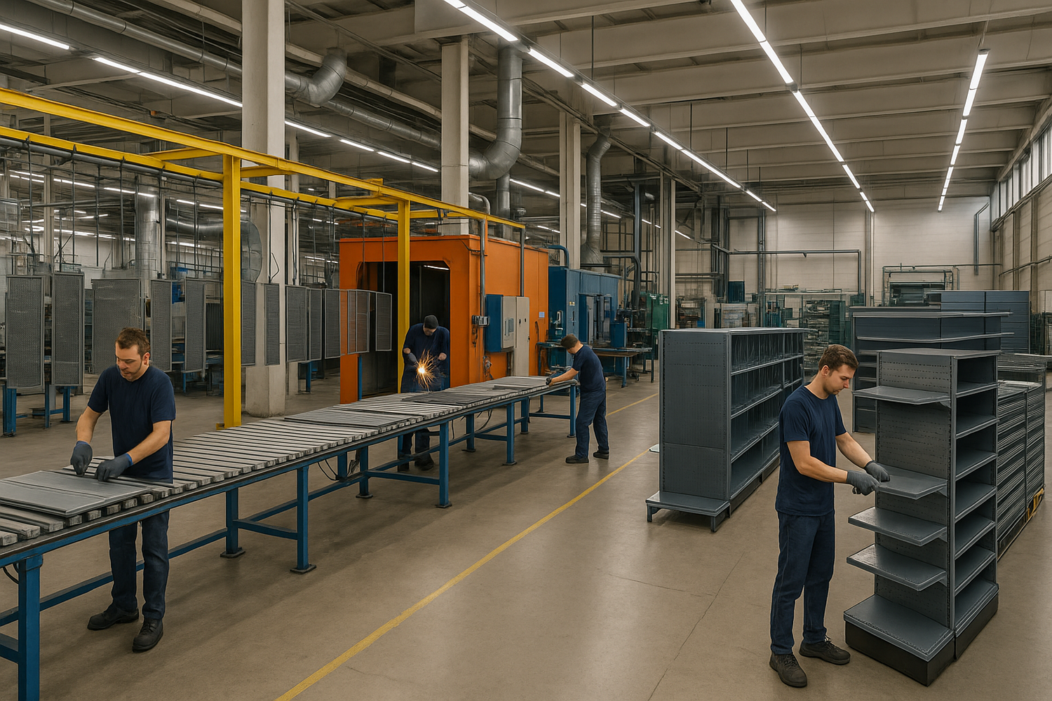 Market raf fabrikası görseli