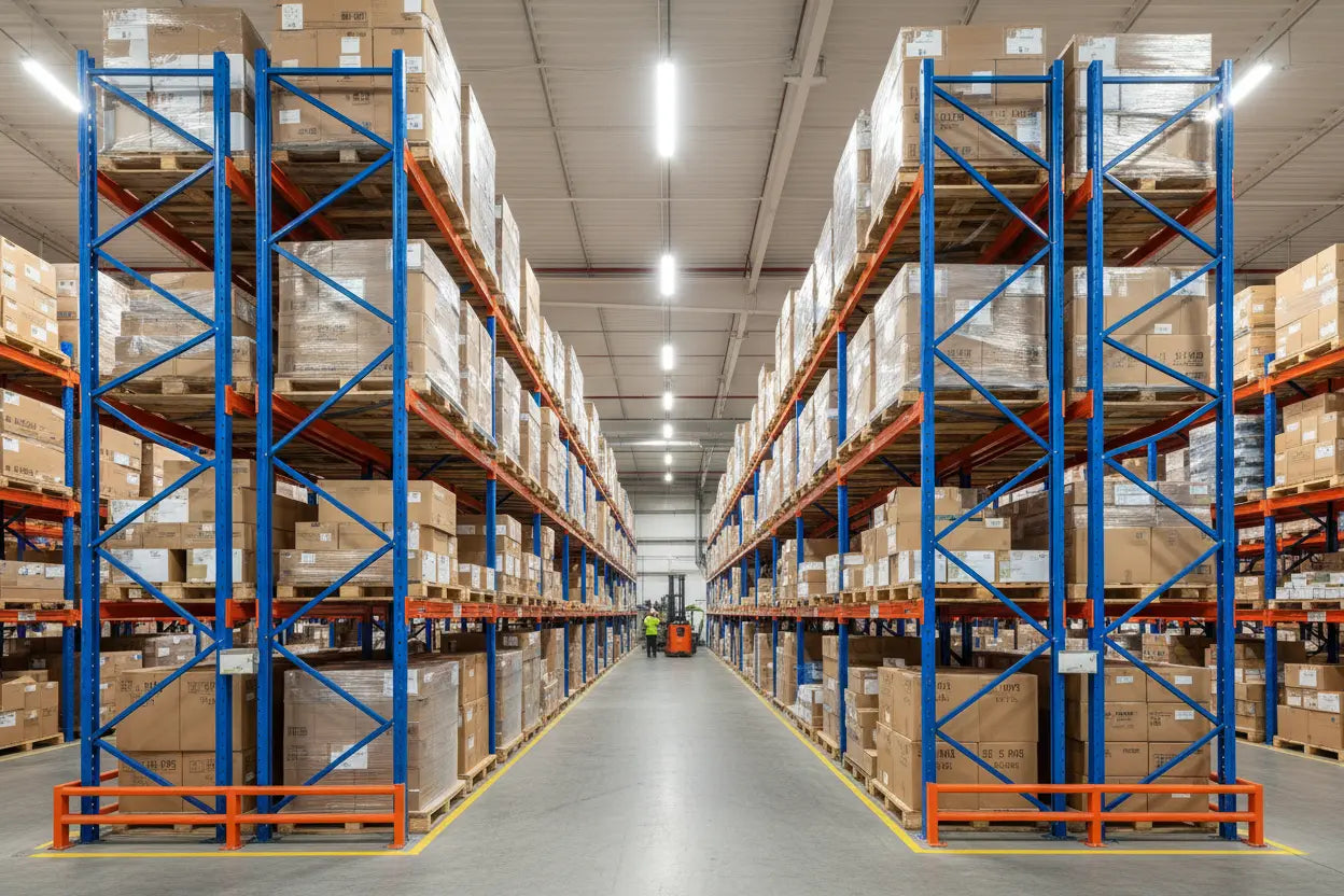 Sırt Sırta Ağır Yük Raf Sistemi