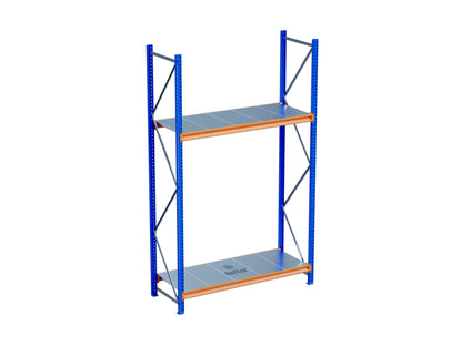 2 Katlı Endüstriyel Depo Raf Sistemi – Hafif Yük Rafı