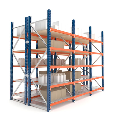 Sırt Sırta Ağır Yük Raf Sistemi