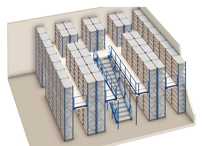 Mezanin Ağır Yük Raf Sistemi