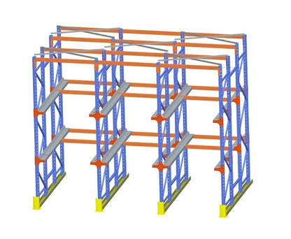 Drive-In Ağır Yük Raf Sistemi