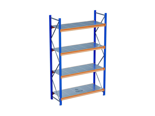 4 Katlı Endüstriyel Depo Raf Sistemi – Hafif Yük Rafı Raffar