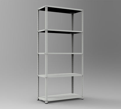 5 Katlı Çelik Raf Sistemi | Galvaniz Depo Rafı | Demir Metal Raf |