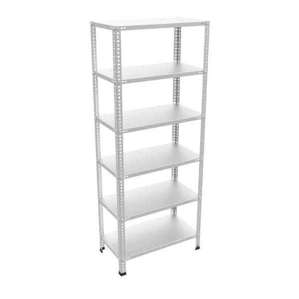 6 Katlı Çelik Raf Sistemi | Galvaniz Depo Rafı | Demir Metal Raf |