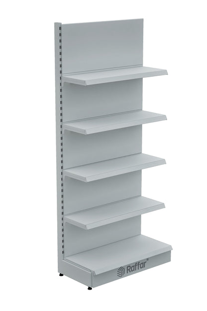 Bazalı Beyaz Renk Tek Ayaklı İlave Modül (Tek Başına Kullanılmaz) 90*H220 CM