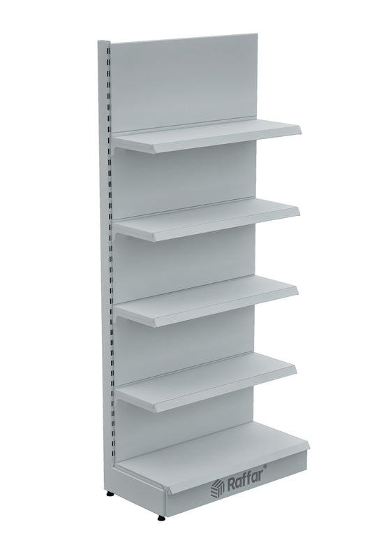 Bazalı Beyaz Renk Tek Ayaklı İlave Modül (Tek Başına Kullanılmaz) 90*H220 CM