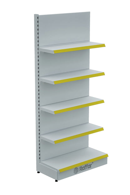 Bazalı Beyaz Renk Tek Ayaklı İlave Modül (Tek Başına Kullanılmaz) 90*H220 CM