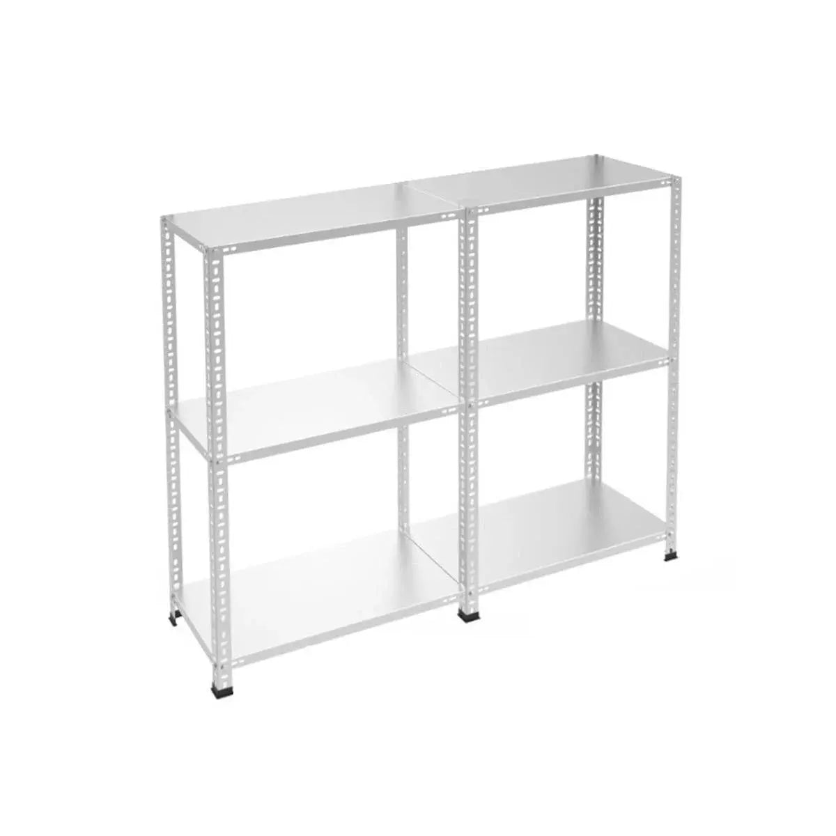 Galvaniz 3 Katlı 2Li Birleşik Arşiv Raf Sistemi - Çelik Raf - Metal Raf Raffar