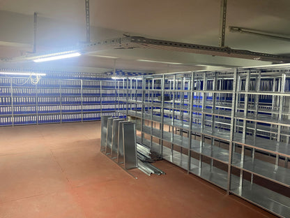 Galvanized 3-Tier 4-Unit Combined Archive Shelving System - Steel Shelf - Metal Shelf