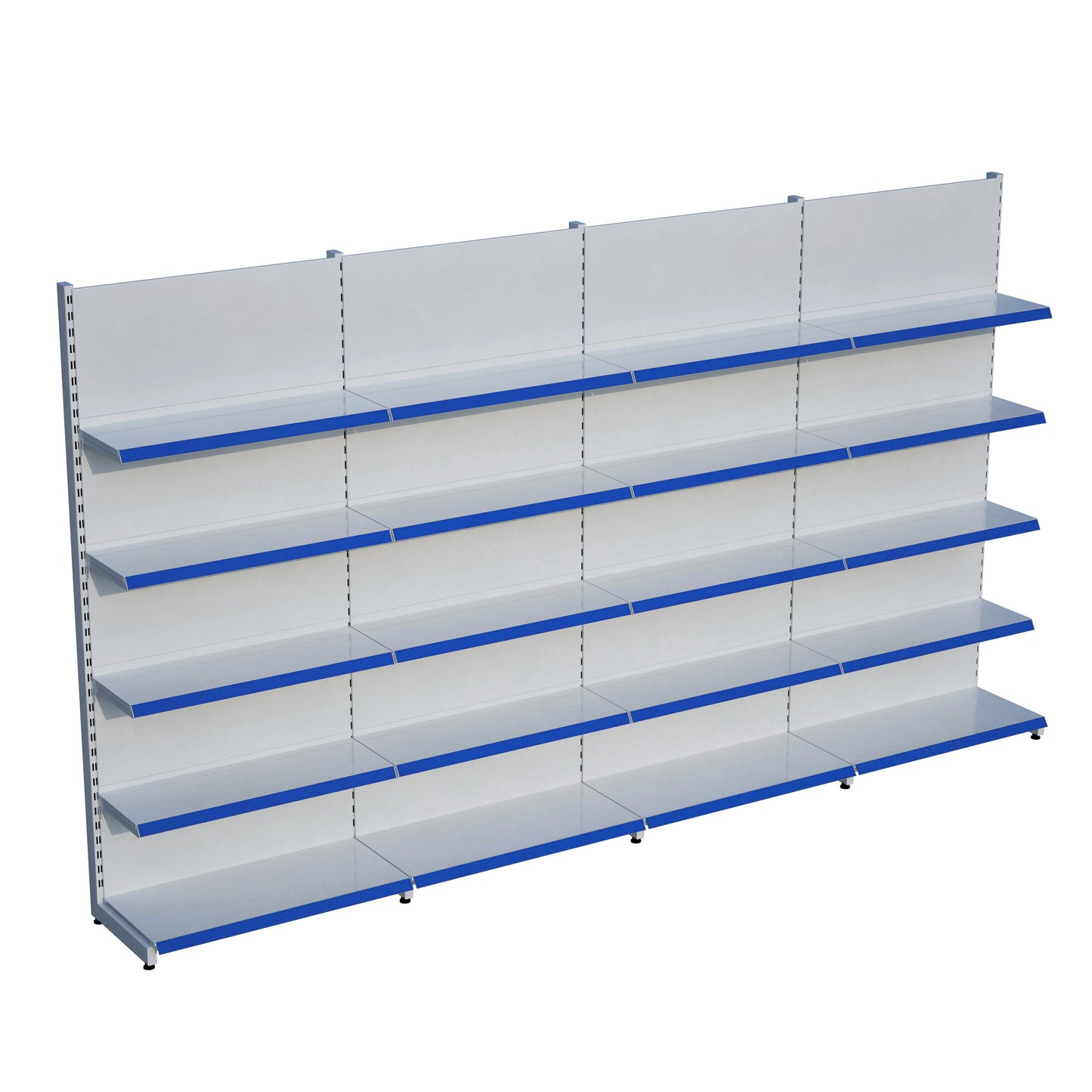 Market Petshop Kırtasiye Rafı Duvar Ünitesi D30CMxG320CMxH220CM Market Raf Sistemi